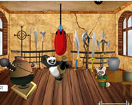 Kung Fu Panda training room decor online játék